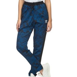Sold ✅ Adidas Blue Floral Track Pants sz M